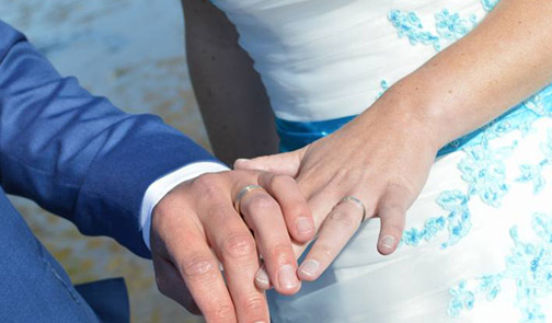 Trouwen op het IJsselmeer