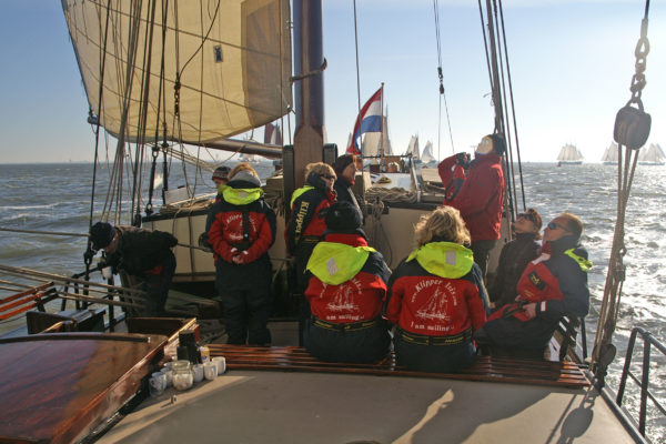 Zeilen met groep Waddenzee @Gouden Vloot Zeilreizen